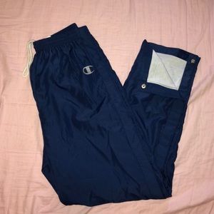 Champion snap trackpants